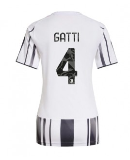 Günstige Juventus Federico Gatti #4 Heimtrikot Damen 2025-26 Kurzarm